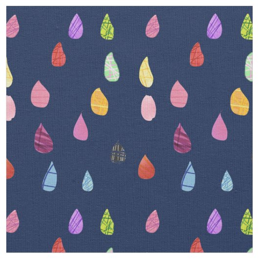 Raindrops kraakbeen schattige collage boho stof (Close Up)