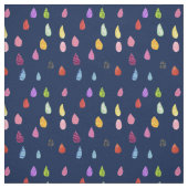 Raindrops kraakbeen schattige collage boho stof (Swatch)