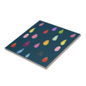 Raindrops kraakbeen schattige collage boho tegeltje (Zijkant)