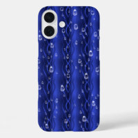 Raindrops op blauw metaal