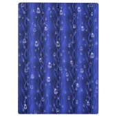 Raindrops op blauw metaal klembord (Achterkant)