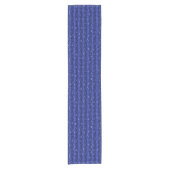 Raindrops op blauw metaal korte tafelloper (Voorkant)
