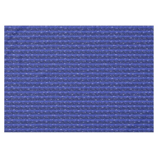Raindrops op blauw metaal tafelkleed (Voorkant (Horizontaal))