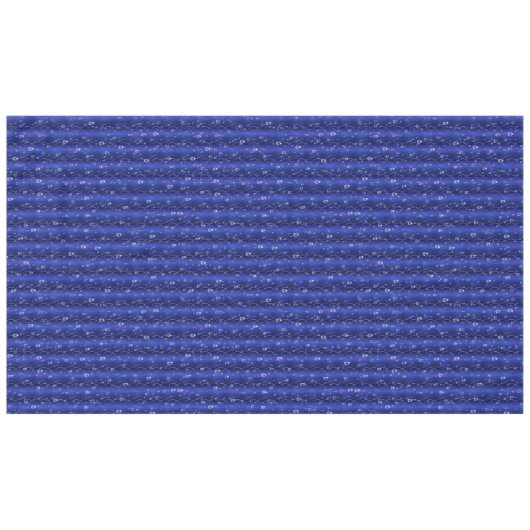 Raindrops op blauw metaal tafelkleed (Voorkant (Horizontaal))