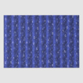 Raindrops op blauw metaal tissuepapier (Voorkant)