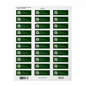 Raindrops op Daisy I Wildflower Floral Etiket (Full Sheet)