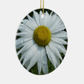Raindrops op Daisy II Wilde Floral Keramisch Ornament (Rechts)