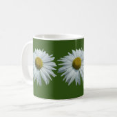 Raindrops op Daisy II Wilde Floral Koffiemok (Voorkant links)