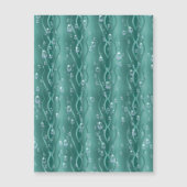 Raindrops op de groene magneetkaart (Voorkant)