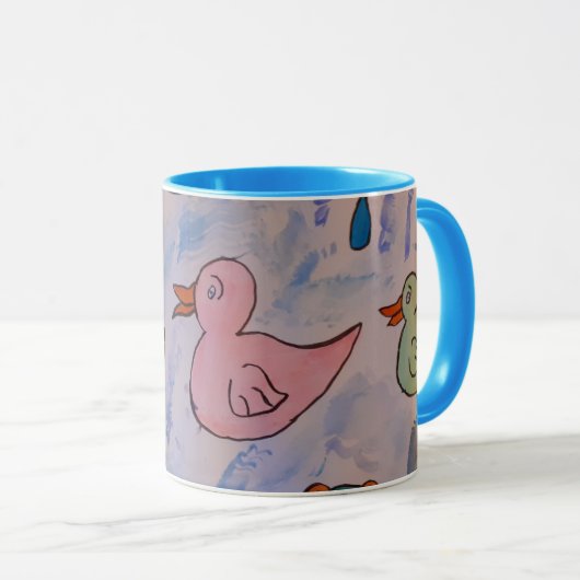 Raindrops op de Mok van de schildklier (Voorkant rechts)