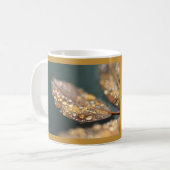 Raindrops op de Mok van leder (Voorkant links)