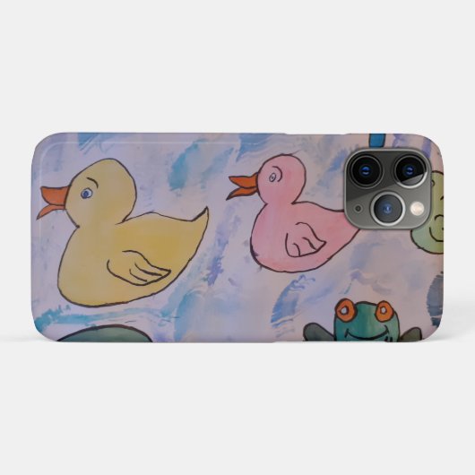 Raindrops op de tondeklaag Case-Mate iPhone case (Achterkant (horizontaal))