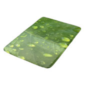Raindrops op een leder badmat (Gekanteld)