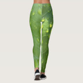 Raindrops op een leder leggings (Achterkant)