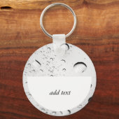 Raindrops op glas sleutelhanger (Voorkant)