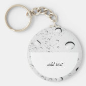 Raindrops op glas sleutelhanger (Voorkant)