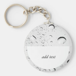 Raindrops op glas sleutelhanger