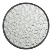 Raindrops op glasdak hockey puck (Voorkant)