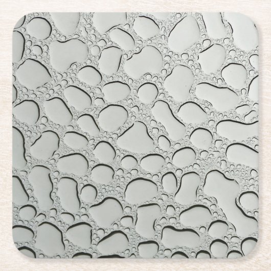 Raindrops op glasdak kartonnen onderzetters (Voorkant)