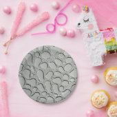 Raindrops op glasdak papieren bordje (Feest)