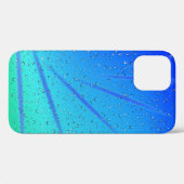 Raindrops op groen en blauw Abstract Case-Mate iPhone Case (Achterkant (horizontaal))