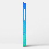 Raindrops op groen en blauw Abstract Case-Mate iPhone Case (Achterkant / Links)