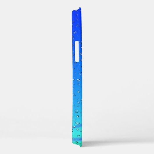 Raindrops op groen en blauw Abstract Case-Mate iPhone Case (Achterkant / Rechts)
