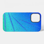 Raindrops op groen en blauw Abstract iPhone Hoesje (Achterkant horizontaal)