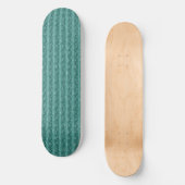 Raindrops op groen metaal persoonlijk skateboard (Voorkant)