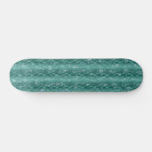 Raindrops op groen metaal persoonlijk skateboard (Horizontaal)