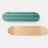Raindrops op groen metaal persoonlijk skateboard (Horizontaal)