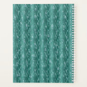 Raindrops op groen metaal planner (Achterkant)