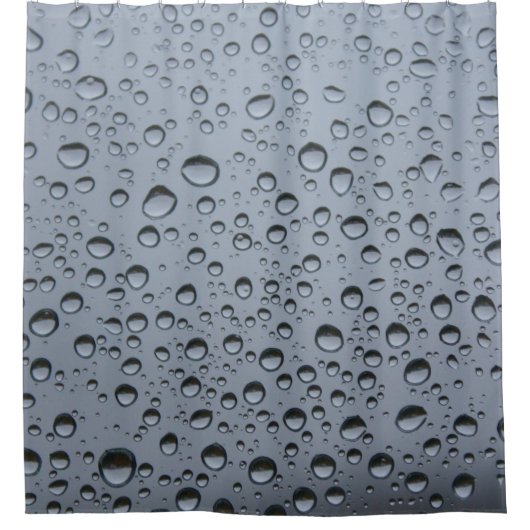 Raindrops op het deelvenster Windows Douchegordijn (Voorkant)