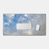 Raindrops op het venster bureaumat (Keyboard & Muis)