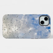 Raindrops op het venster iPhone hoesje (Achterkant horizontaal)
