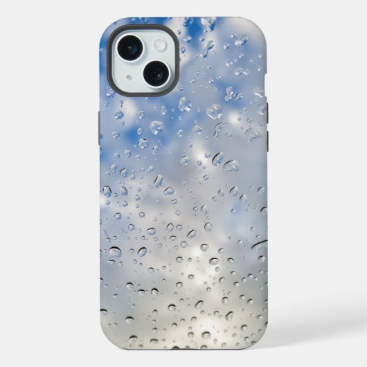 Raindrops op het venster iPhone hoesje (Achterkant)