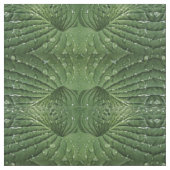 Raindrops op Hosta Leaf Abstract Fabric Stof (Swatch)