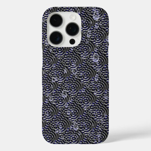 Raindrops op metaal Case-Mate iPhone case (Achterkant)