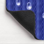 Raindrops op metaal muismat (Hoek)