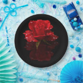 RAINDROPS OP ROOS PAPIEREN BORDJE (Feest)