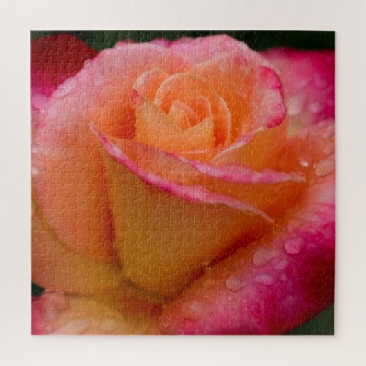 Raindrops op Rozen 20x20 hard Legpuzzel (Verticaal)