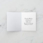 Raindrops op Tulps Sympathie Dank u Kaart (Binnen)