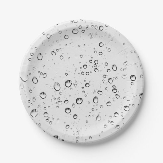 Raindrops Papieren Bordje (Voorkant)