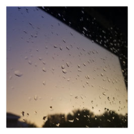 Raindrops  perfect poster