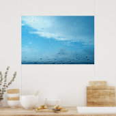 Raindrops Poster (Keuken)