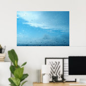 Raindrops Poster (Thuiskantoor)