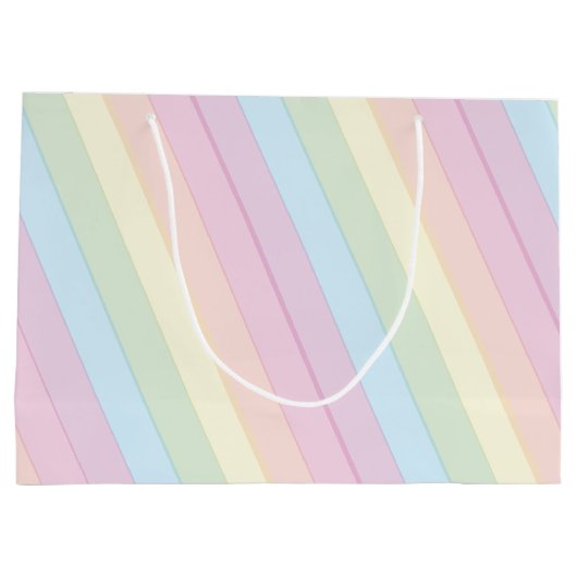 Raindrops Rainbow Baby shower Groot Cadeauzakje (Achterkant)