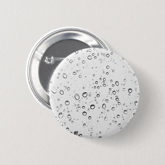 Raindrops Ronde Button 5,7 Cm (Voorkant /achterkant)