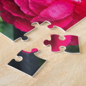 Raindrops roze roze Rozen Rainy Day NYC Legpuzzel (Zijkant)