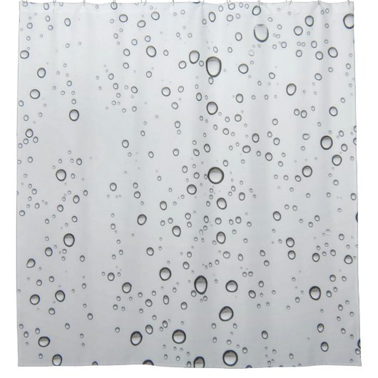 Raindrops Shower Curtain Douchegordijn (Voorkant)